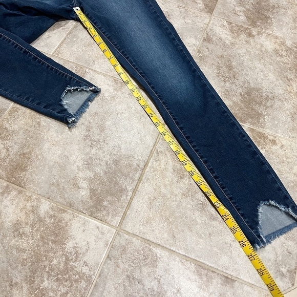 Articles Of Society Stephanie Step Hem Placid Skinny Jeans Mid Rise Ankle 26 4 - Picture 6 of 12